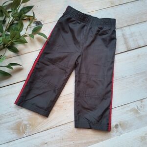Jumping Beans Baby Boys Nylon Jogger Pants Gray Red Size 18 Months